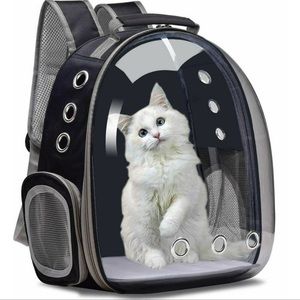 Cat Backpack Carrier Bubble Bag, Small Dog Backpack Carrier for Small